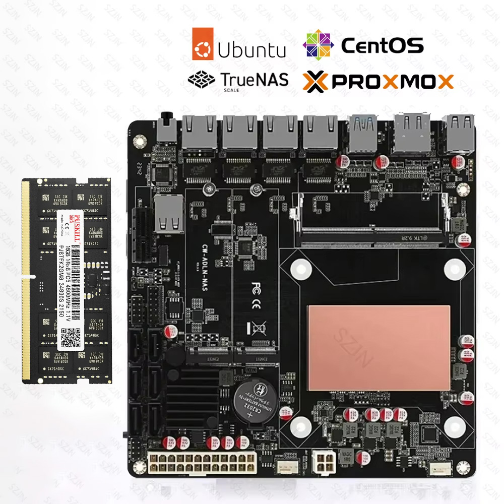Nas Motherboard 8 Sata Mini Itx - Bộ NAS Bo mạch chủ ITX
