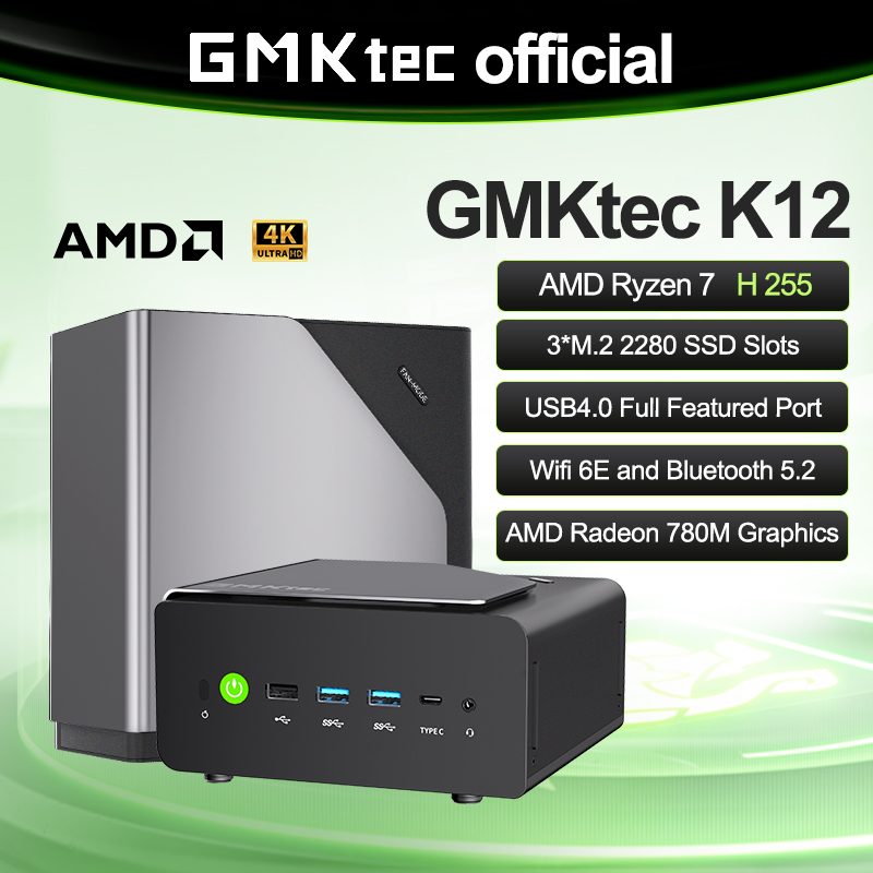 Oculink Egpu Mini Pc - Máy tính mini GMKtec K12 AMD