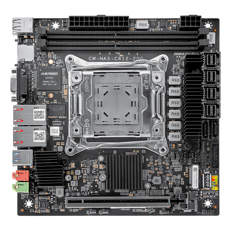 CW-20G Mini ITX Server NAS Mot - đánh giá và giá Nas Motherboard 8 Sata Mini Itx