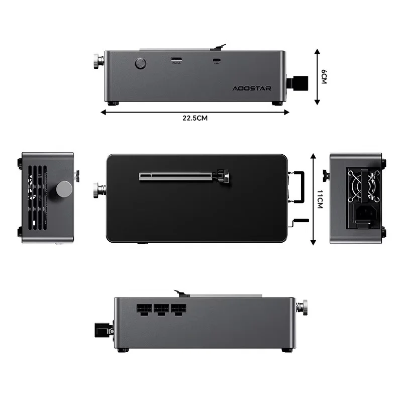 AOOSTAR AG01 AG02 EGPU Dock, O - đánh giá và giá Oculink Egpu Mini Pc