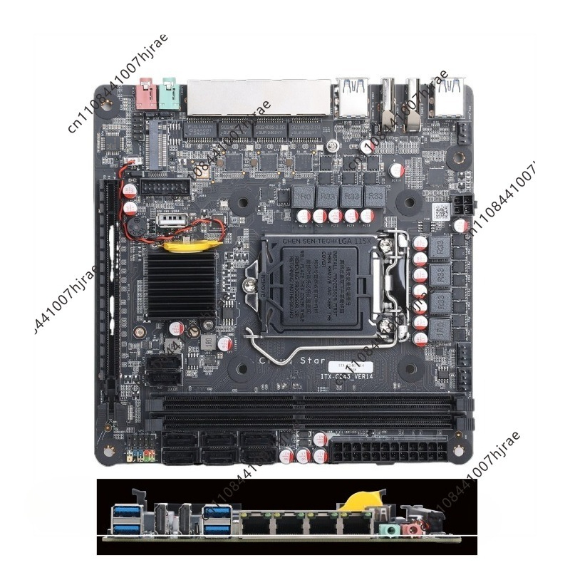 Mini ITX C246 NAS Motherboard  - đánh giá và giá Nas Motherboard 8 Sata Mini Itx