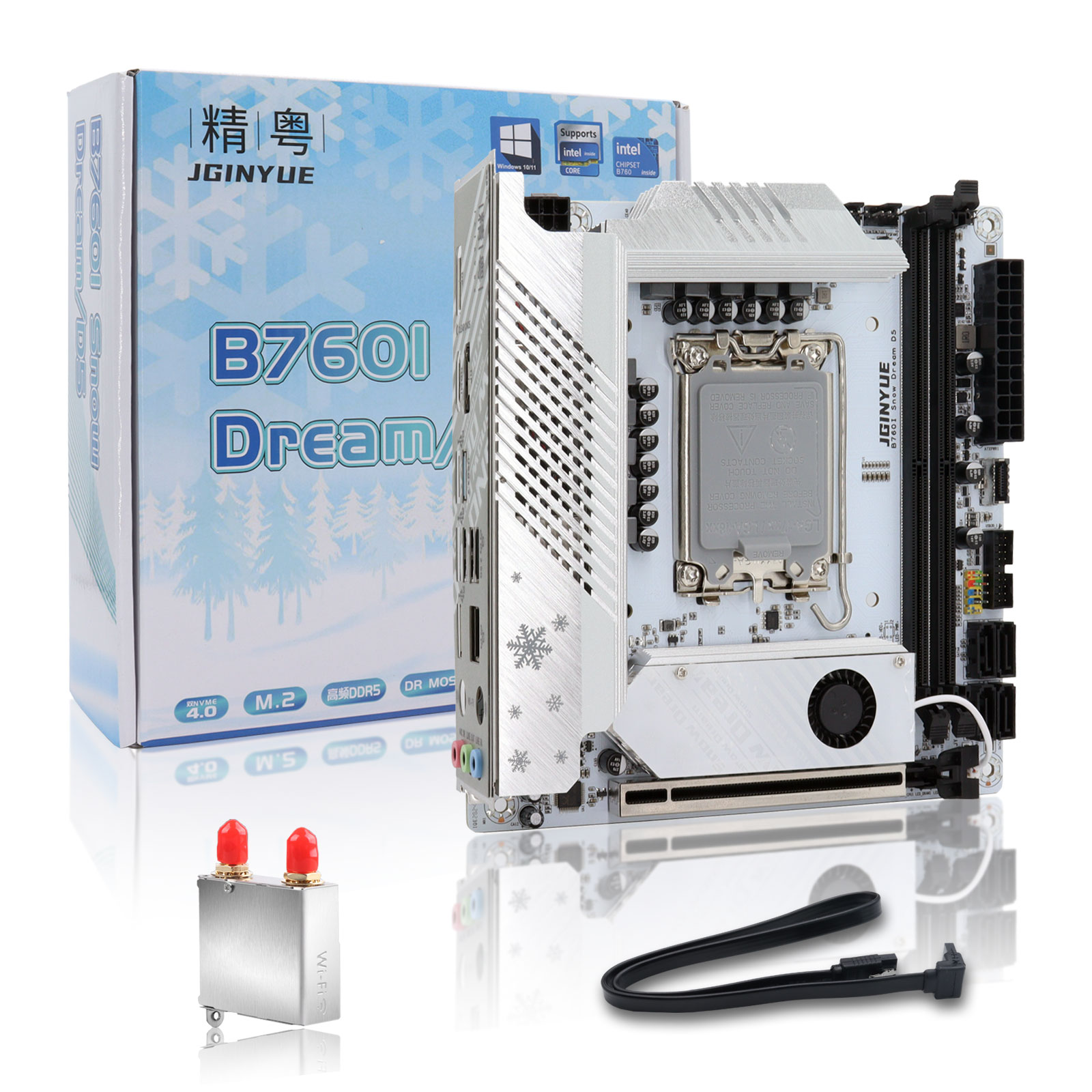 JGINYUE B760i ddr5 mini itx de - đánh giá và giá Lga1700 Itx Motherboard Ddr5